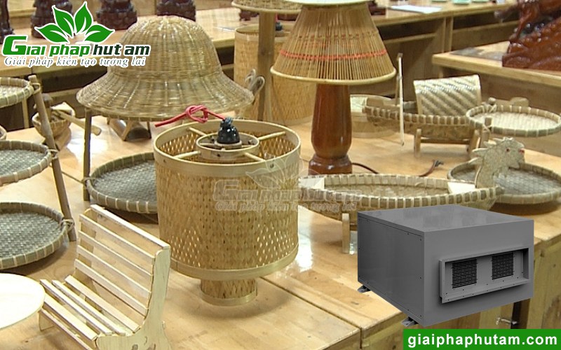 Máy hút ẩm trong bảo quản đồ thủ công mỹ nghệ