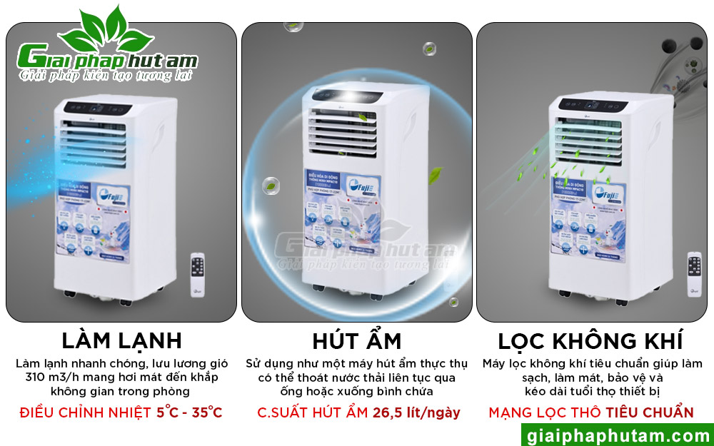 Máy lạnh mini di động FujiE MPAC10