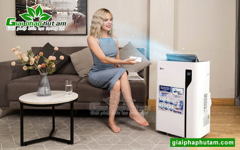 Máy lạnh di động FujiE MPAC14 thế hệ mới giúp người dùng giải quyết nỗi lo tháo lắp