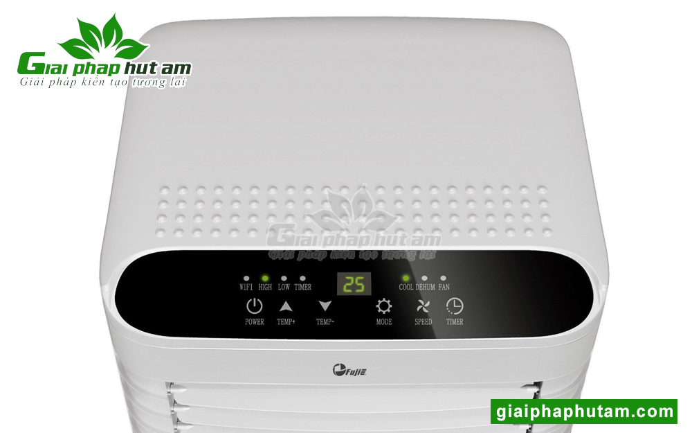 Bảng điều khiển của máy lạnh di động FujiE MPAC7