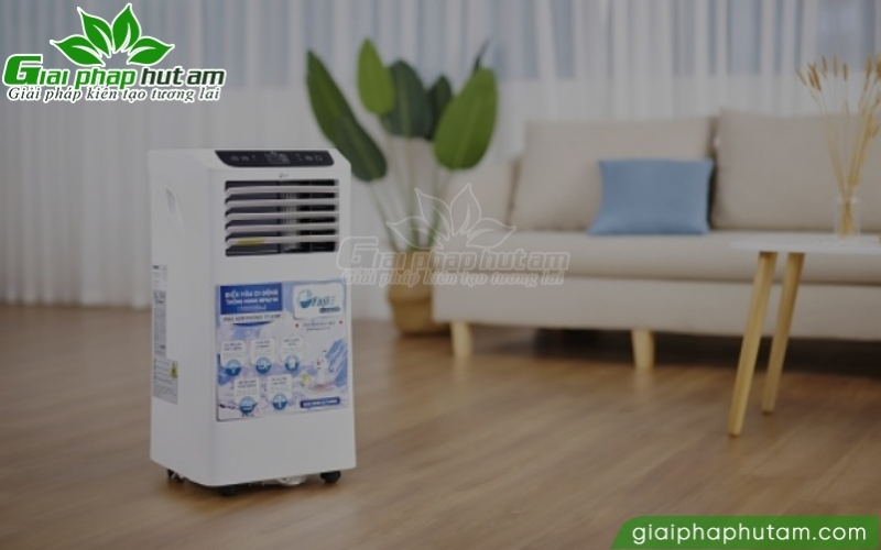 Bối trí máy lạnh di động trong phòng ngủ