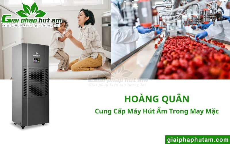 mua máy hút ẩm xử lý Độ ẩm trong may mặc tại Hoàng Quân