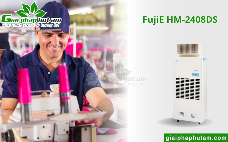 Máy hút ẩm FujiE HM-2408DS​ xử lý Độ ẩm trong may mặc