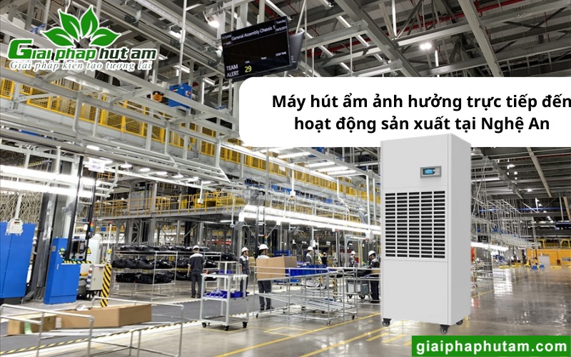 Máy hút ẩm tại Nghệ An sử dụng trong công nghiệp