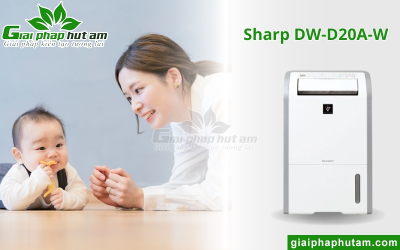 Máy Hút Ẩm Tại Lai Châu Sharp DW-D20A-W