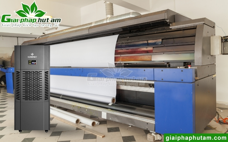ứng dụng Máy hút ẩm trong in ấn
