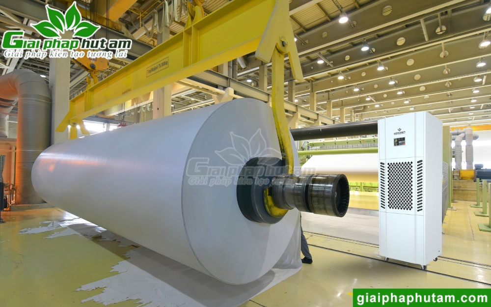ứng dụng Máy hút ẩm trong sản xuất giấy