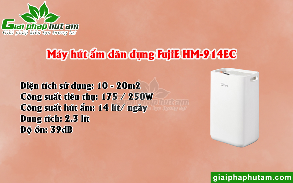 Máy hút ẩm FujiE HM-914EC