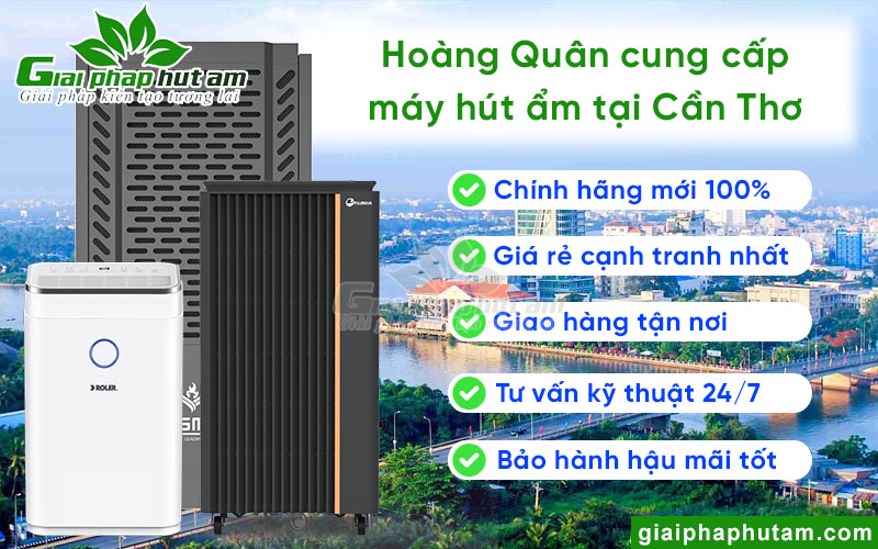 Hoàng Quân cung cấp máy hút ẩm chính hãng tại Cần Thơ