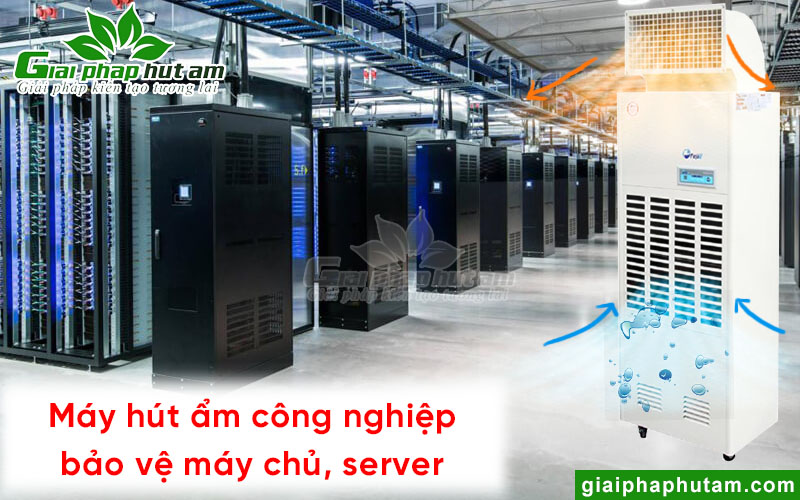 Máy hút ẩm trong bảo quản phòng máy chủ, server