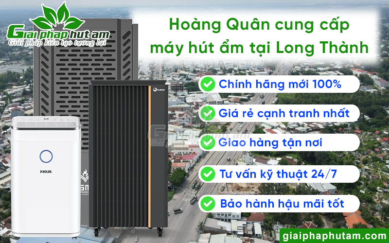 Hoàng Quân cung cấp máy hút ẩm tại Long Thành chính hãng giá tốt