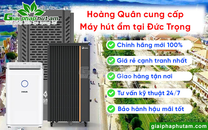 Hoàng Quân cung cấp máy hút ẩm giá tốt tại Đức Trọng
