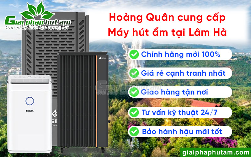 Hoàng Quân cung cấp máy hút ẩm tại Lâm Hà giá tốt nhất