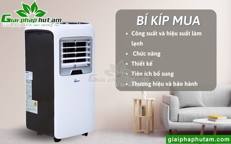  Bí kíp chọn mua máy lạnh di động 1.5HP 