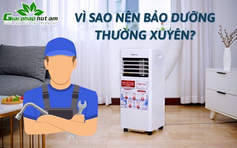 Tại sao cần bảo dưỡng máy lạnh di động thường xuyên?