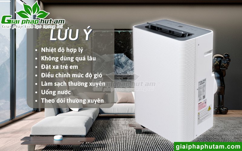 Một số lưu ý quan trọng khi sử dụng máy lạnh di động cho trẻ em không thể bỏ qua