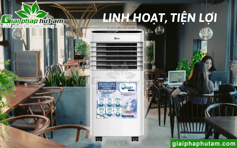 Máy lạnh di động đem đến sự linh hoạt, tiện lợi