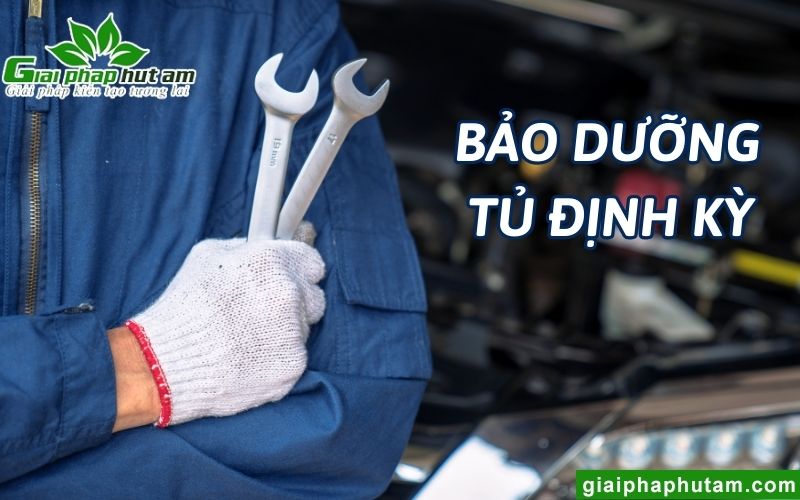 Bảo dưỡng tủ định kỳ, hiệu chỉnh ẩm kế sau 1 thời gian sử dụng