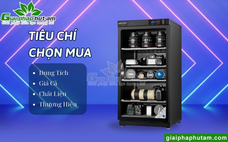 Tiêu chí chọn mua tủ chống ẩm máy ảnh