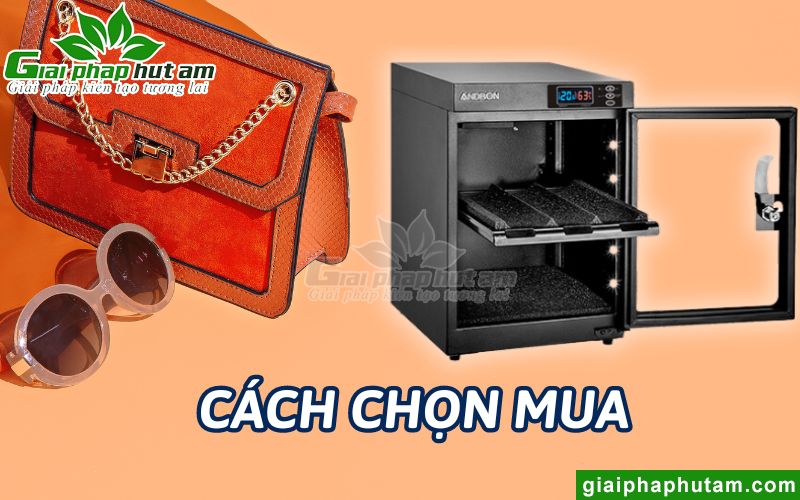 Cách chọn mua tủ chống ẩm túi xách đúng đắn