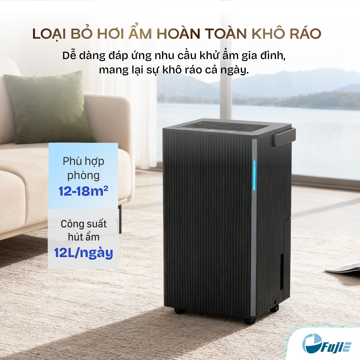 Bảng thông số Máy hút ẩm FujiE HM-912ED